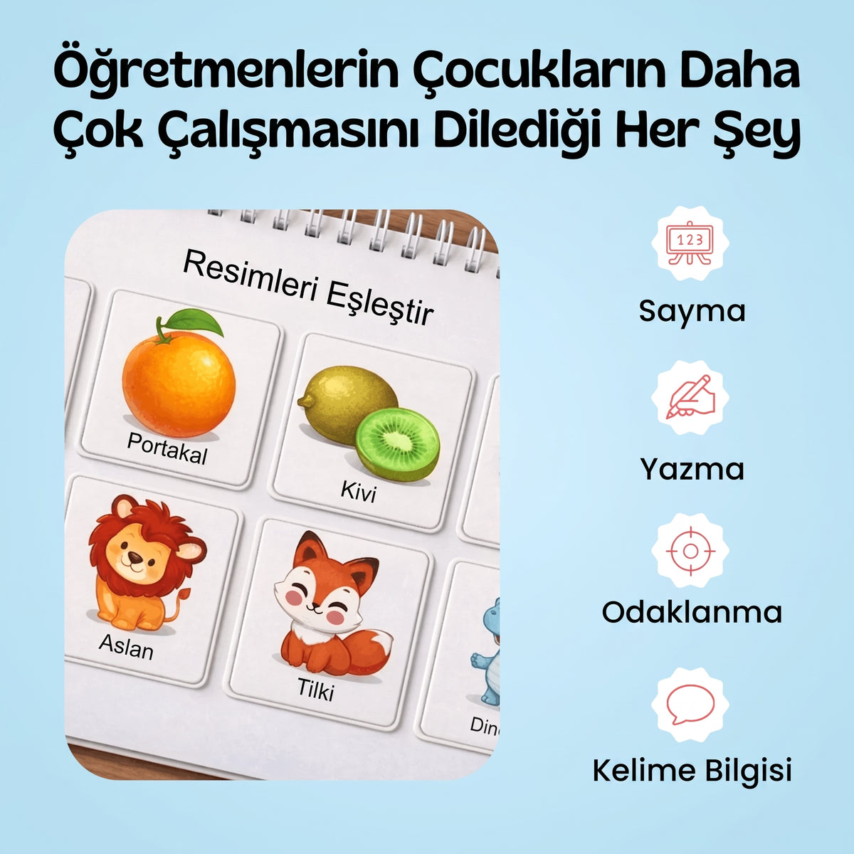 Kiddora™ Montessori Okul Öncesi Kitabı