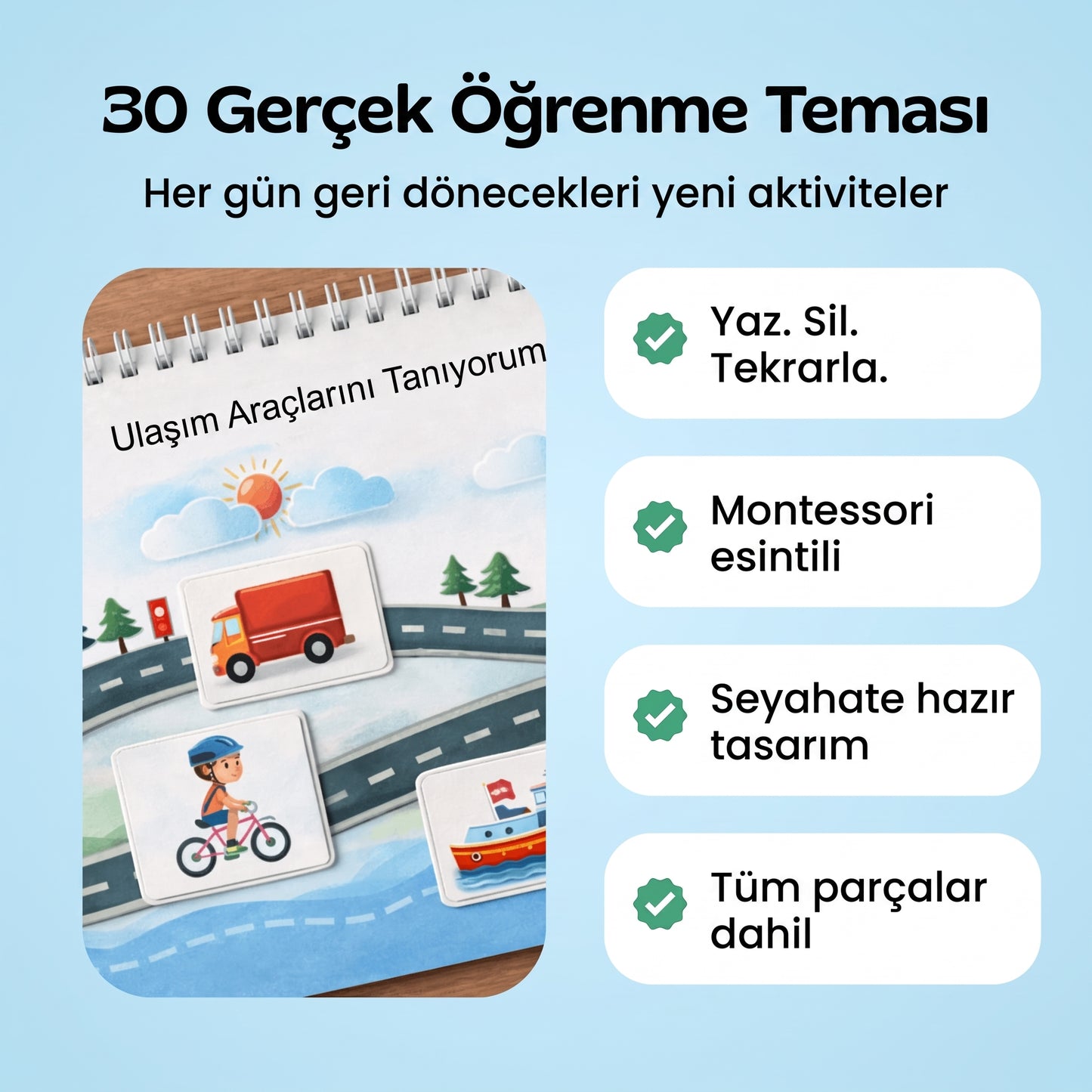 Kiddora™ Montessori Okul Öncesi Kitabı