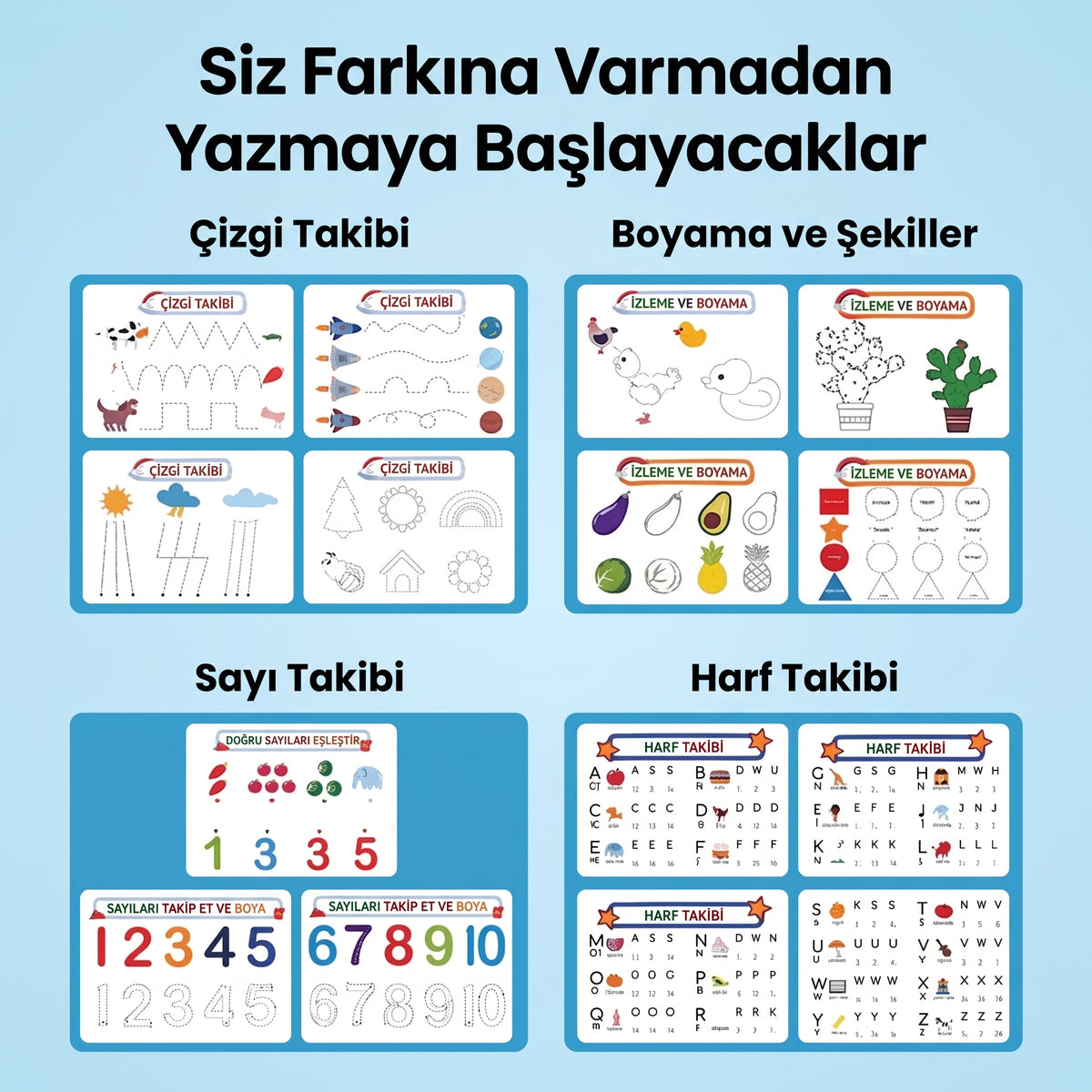 Kiddora™ Montessori Okul Öncesi Kitabı