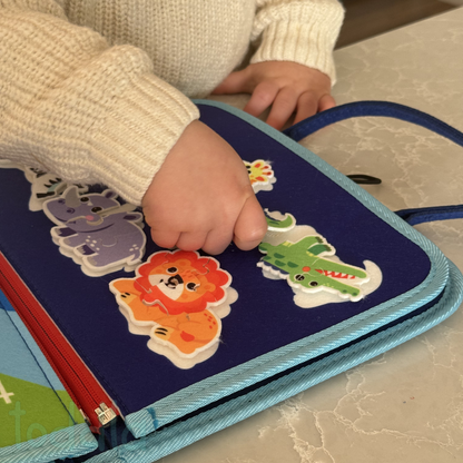 Kiddora™ Montessori Aktivite Çantası  | 8’i 1 Arada